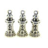 10 Pcs Tibetan Silver 3D Lighthouse Charms Pendants Seaside Beach Nautical K37