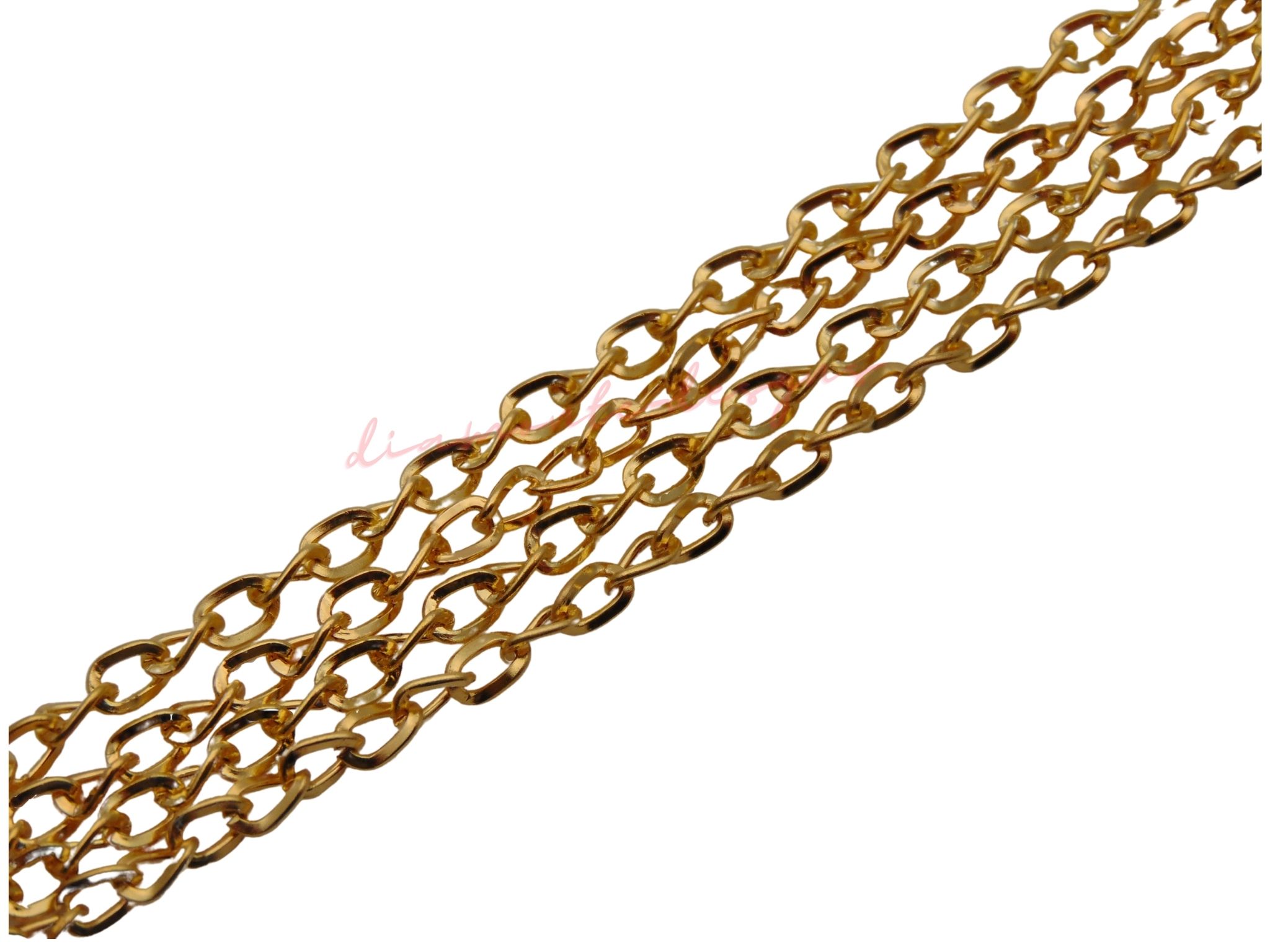 Gold chain by sales the metre